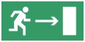 Эвакуационные знаки безопасности ГОСТ Р 12.4.026-2001: Звакуационные знаки безопасности: Направление к эвакуационному выходу направо